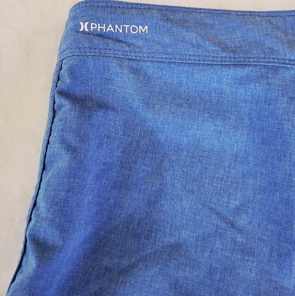 Hurley phantom swim trunks Mens Size 32 In Blue - Picture 3 of 10
